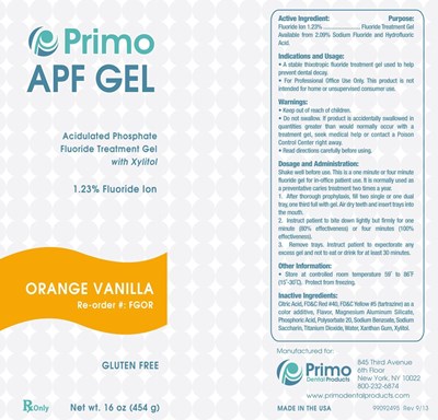 Tsprimoapfov (Lb.primo Apf Gel Orange Vanilla 2)